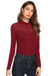 Picture of Full sleeve Mock Neck T-Shirt with Mesh