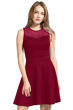 Picture of Knee Length Skater Dress with Mesh