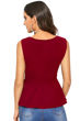 Picture of Belted Sleeveless  Peplum Top