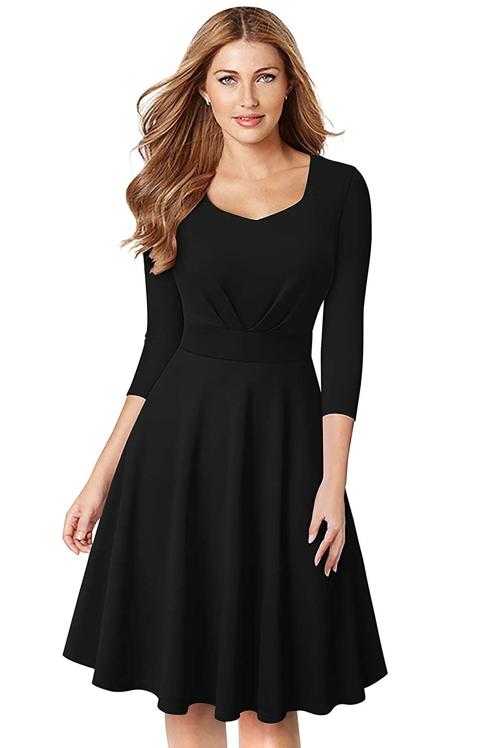 ILLI London. Sweetheart neck A-line Knee length Dress