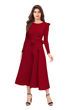 Picture of women's Full sleeve A-line Maxi Dress
